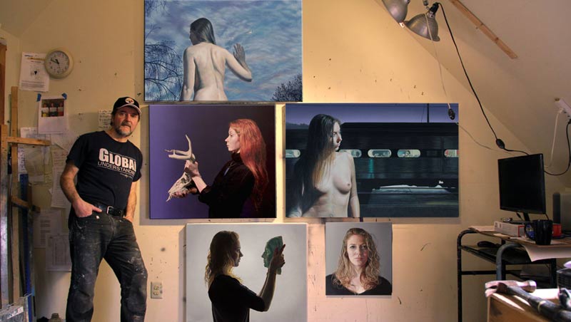 Fred Danziger with recent figurative work